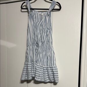 Mustard Seed Blue and White Sundress
